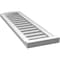 Ekena Millwork Arch Top Surface Mount PVC Gable Vent w/ 2"W x 2"P Brickmould Sill Frame, 12"W x 38"H GVPAR12X3803SN - alternate 4